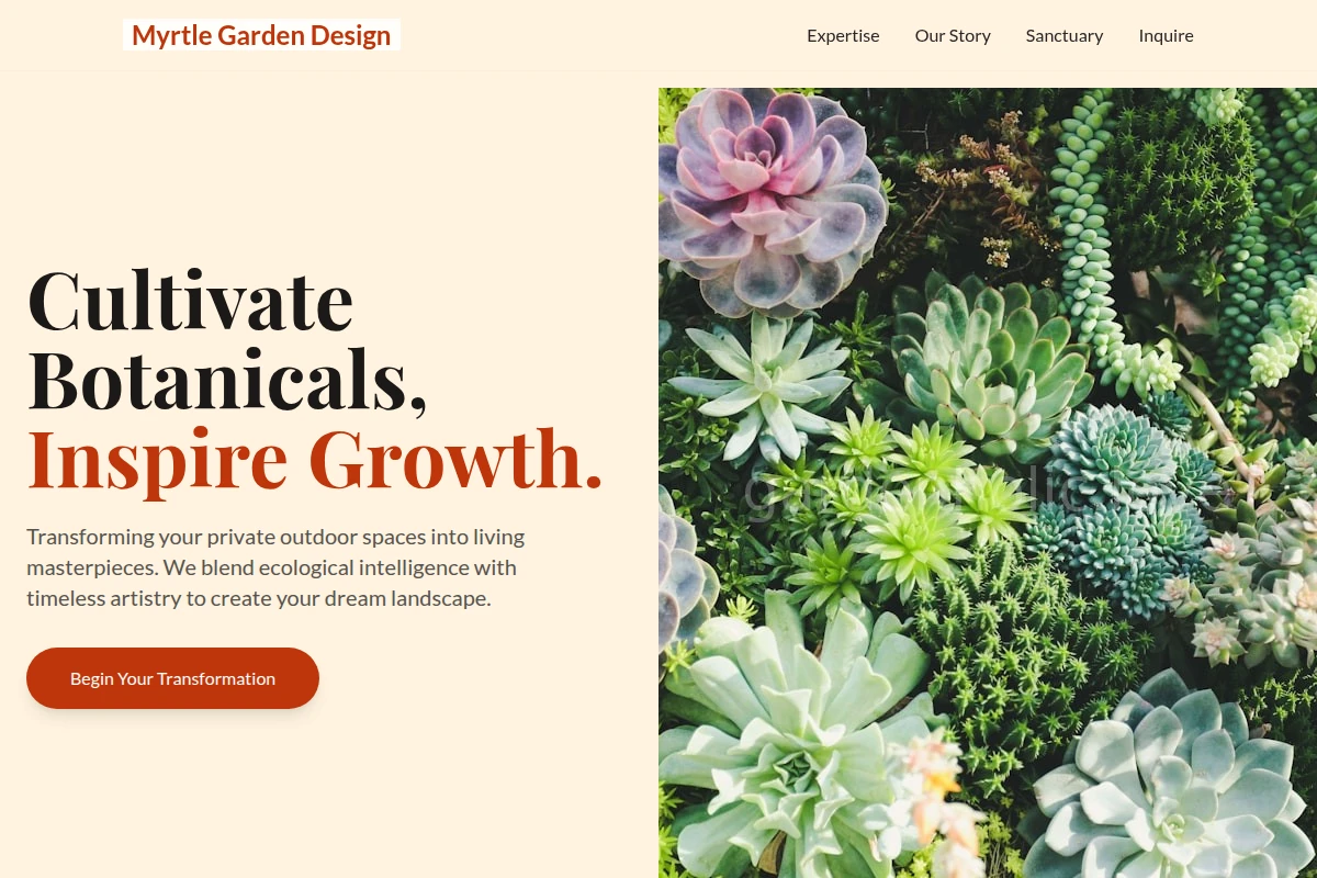 Myrtle Garden Design